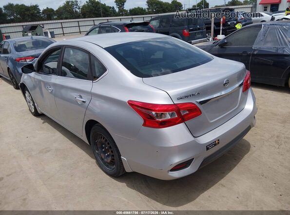 3N1AB7AP4GY290698 2016 NISSAN SENTRA Серебряный Задняя левая четверть