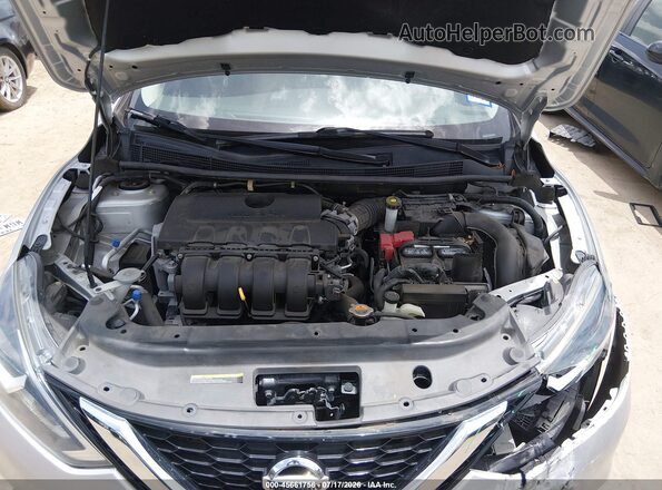 3N1AB7AP4GY290698 2016 NISSAN SENTRA Серебряный Вид сзади