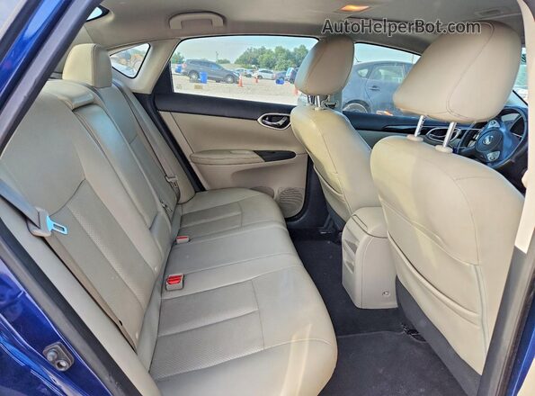 3N1AB7AP4GY296582 2016 NISSAN SENTRA Black Vista de los asientos traseros