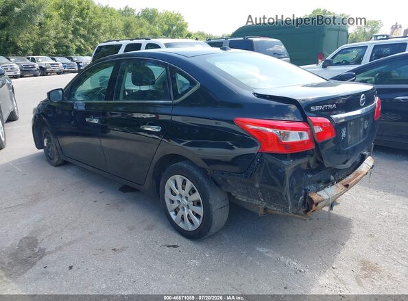 3N1AB7AP4HL641771 2017 NISSAN SENTRA Black უკანა მარცხენა