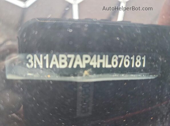 3N1AB7AP4HL676181 2017 NISSAN SENTRA Red Engine compartment view