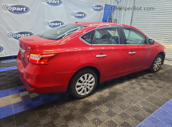 3N1AB7AP4HL676181 2017 NISSAN SENTRA Red Rear right