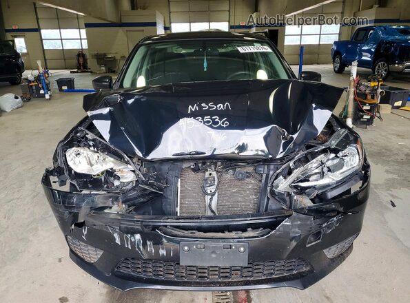 3N1AB7AP4HL698696 2017 NISSAN SENTRA Black Դիմացի տեսք