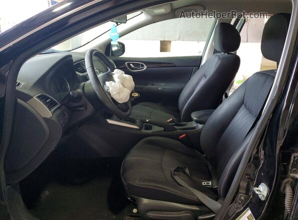 3N1AB7AP4HL698696 2017 NISSAN SENTRA Black Սալոնի դիմացի տեսք