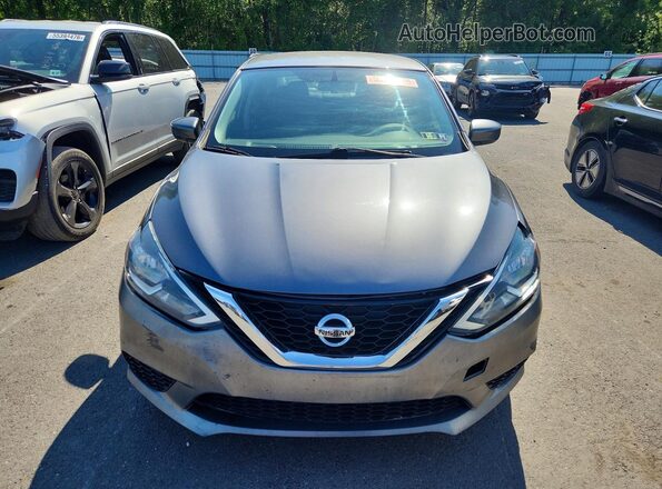 3N1AB7AP4HL707316 2017 NISSAN SENTRA Silver Вид спереду