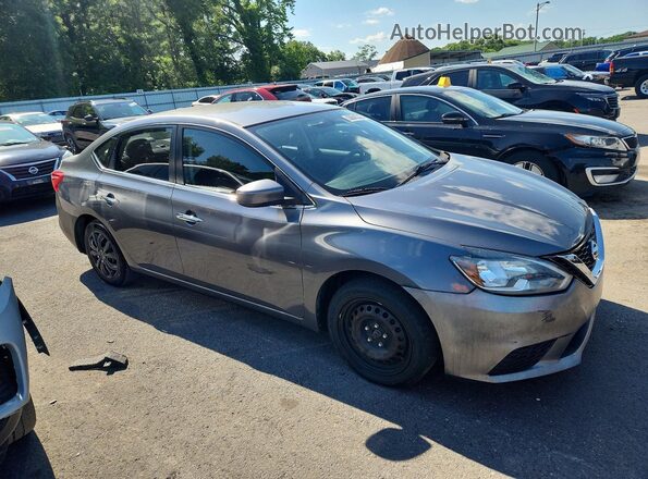 3N1AB7AP4HL707316 2017 NISSAN SENTRA Silver Передня права чверть