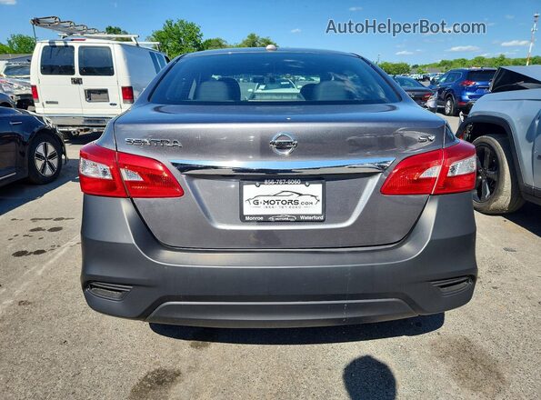 3N1AB7AP4HL707316 2017 NISSAN SENTRA Silver Вид ззаду