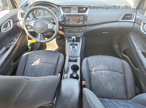 3N1AB7AP4HL707316 2017 NISSAN SENTRA Silver Вид панелі приладів