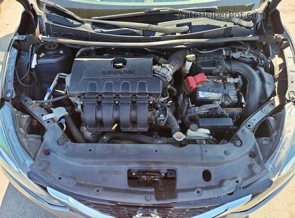3N1AB7AP4HL707316 2017 NISSAN SENTRA Silver Вид задньої частини салону