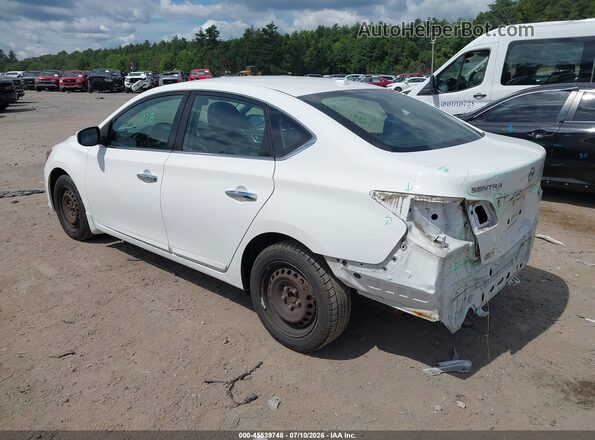 3N1AB7AP4HY232303 2017 NISSAN SENTRA Белый Задняя левая четверть