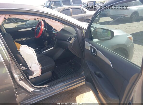 3N1AB7AP4HY249764 2017 NISSAN SENTRA Gray Widok wnętrza z przodu