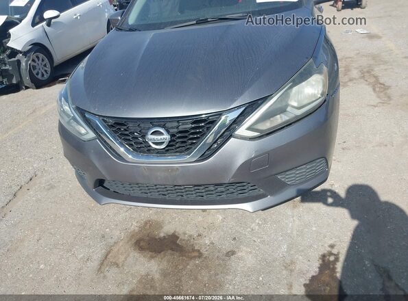 3N1AB7AP4HY249764 2017 NISSAN SENTRA Gray Widok zestawu wskaźników