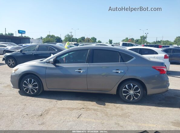 3N1AB7AP4HY249764 2017 NISSAN SENTRA Gray Widok wnętrza 360 stopni