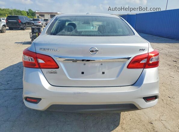 3N1AB7AP4HY252020 2017 NISSAN SENTRA Silver Вид ззаду