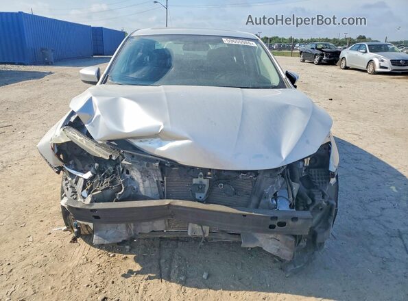 3N1AB7AP4HY252020 2017 NISSAN SENTRA Silver Вид спереду