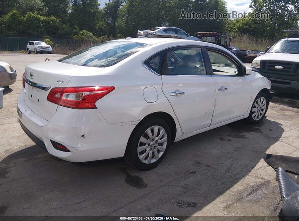 3N1AB7AP4HY261025 2017 NISSAN SENTRA White Trasero derecho
