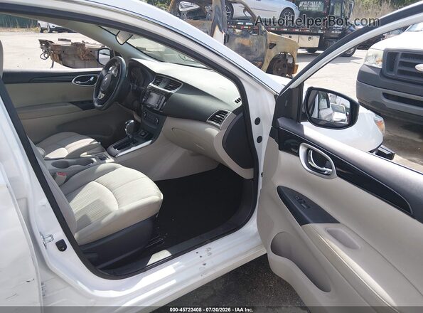3N1AB7AP4HY261025 2017 NISSAN SENTRA White Vista interior delantera