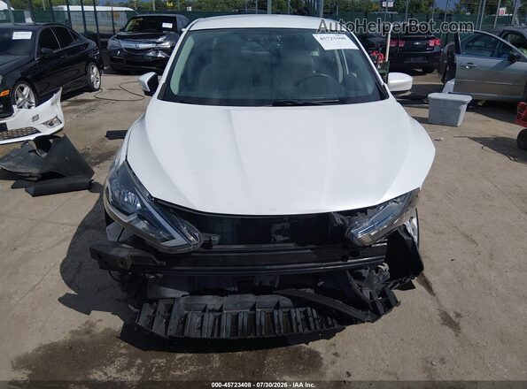 3N1AB7AP4HY261025 2017 NISSAN SENTRA White Vista del cuadro de instrumentos