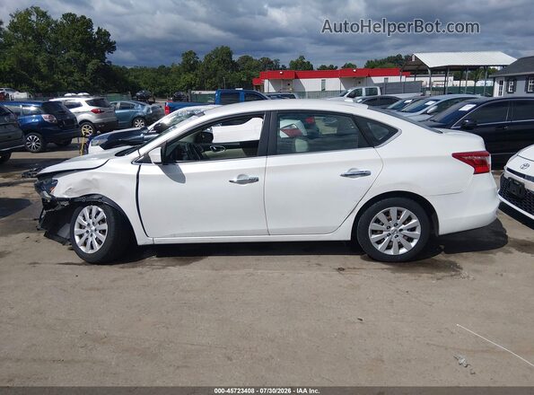 3N1AB7AP4HY261025 2017 NISSAN SENTRA White Vista interior de 360 grados