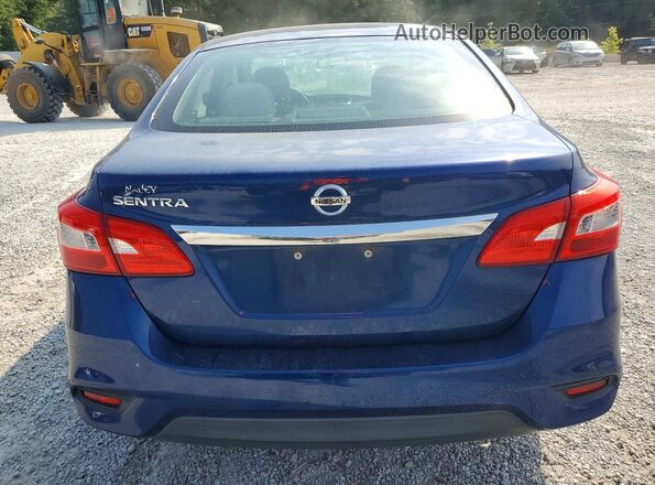 3N1AB7AP4HY286717 2017 NISSAN SENTRA Blue Widok z tyłu