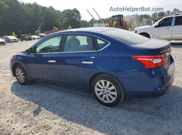 3N1AB7AP4HY286717 2017 NISSAN SENTRA Blue Tył lewy