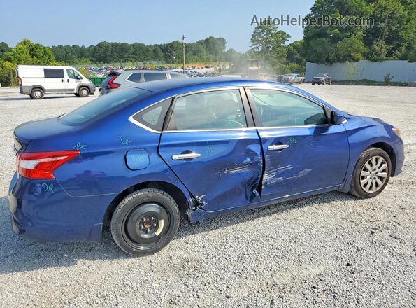 3N1AB7AP4HY286717 2017 NISSAN SENTRA Blue Tył prawy
