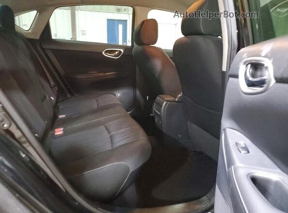 3N1AB7AP4HY292212 2017 NISSAN SENTRA Black Rear seats view
