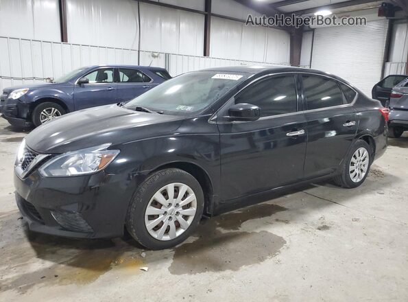 3N1AB7AP4HY292212 2017 NISSAN SENTRA Black 360 interior view