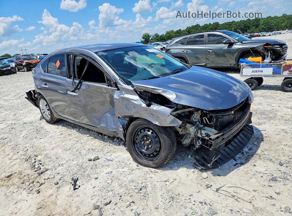 3N1AB7AP4HY298334 2017 NISSAN SENTRA Gray Przód prawy