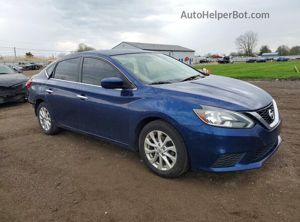 3N1AB7AP4HY299113 2017 NISSAN SENTRA Blue Առջևի աջ