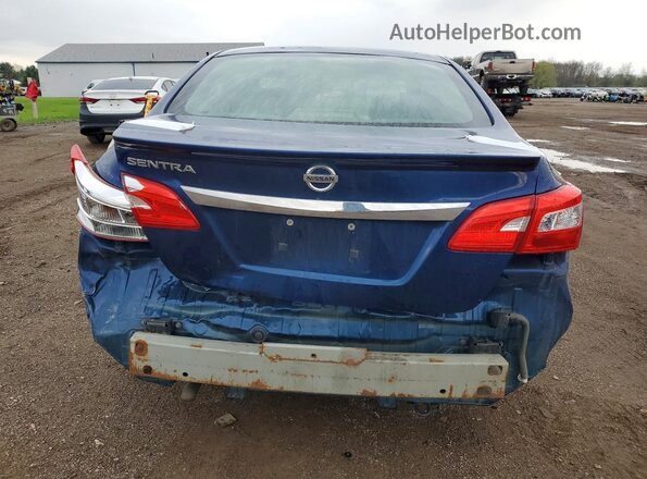 3N1AB7AP4HY299113 2017 NISSAN SENTRA Blue Հետևի տեսք