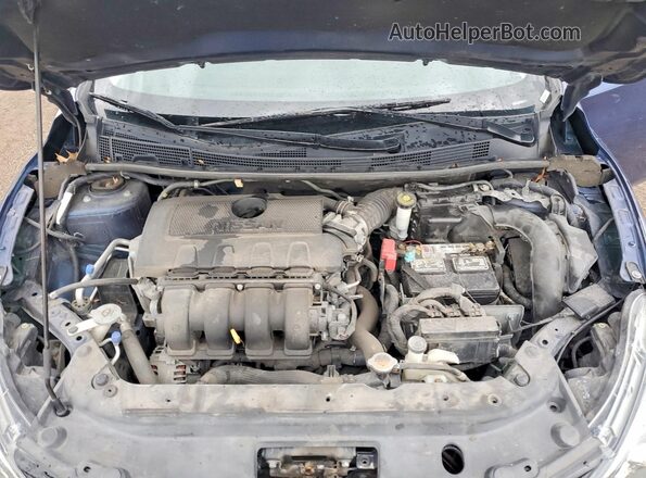 3N1AB7AP4HY299113 2017 NISSAN SENTRA Blue Սալոնի հետևի տեսք
