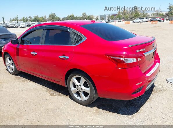 3N1AB7AP4HY302267 2017 NISSAN SENTRA Red Հետևի ձախ