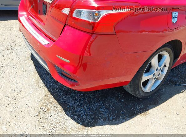 3N1AB7AP4HY302267 2017 NISSAN SENTRA Red Դիմացի տեսք