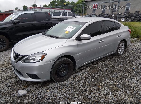3N1AB7AP4HY305301 2017 NISSAN SENTRA Silver Przód lewy