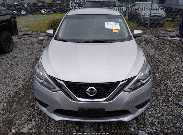 3N1AB7AP4HY305301 2017 NISSAN SENTRA Silver Widok wnętrza z tyłu
