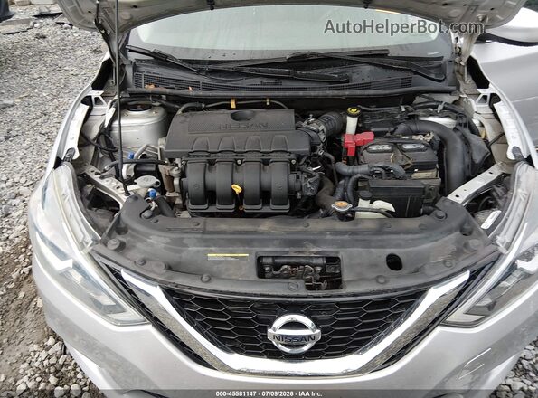 3N1AB7AP4HY305301 2017 NISSAN SENTRA Silver Widok z tyłu