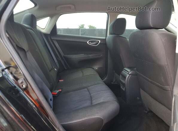 3N1AB7AP4HY309347 2017 NISSAN SENTRA Black Rear seats view