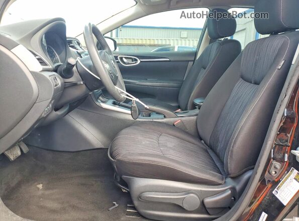 3N1AB7AP4HY309347 2017 NISSAN SENTRA Black Front interior view