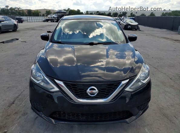 3N1AB7AP4HY309347 2017 NISSAN SENTRA Black Front view