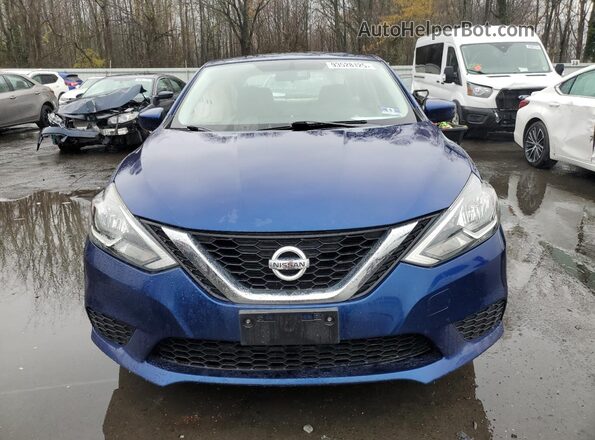 3N1AB7AP4HY324821 2017 NISSAN SENTRA Blue წინა ხედი