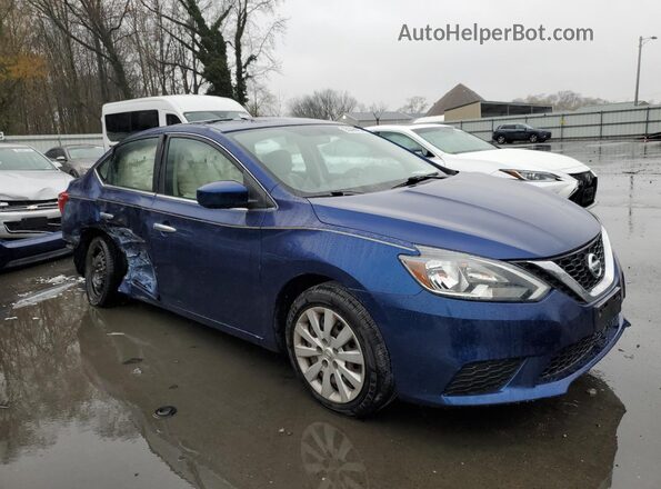 3N1AB7AP4HY324821 2017 NISSAN SENTRA Blue წინა მარჯვენა