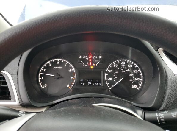 3N1AB7AP4HY324821 2017 NISSAN SENTRA Blue ხელსაწყოთა პანელის ხედი