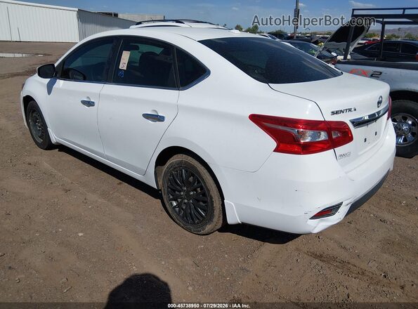 3N1AB7AP4HY332465 2017 NISSAN SENTRA White Rear left