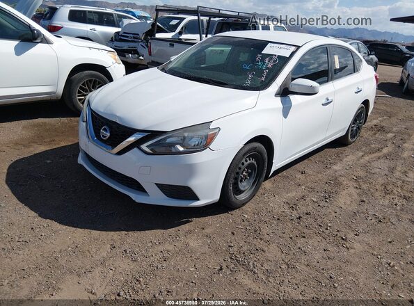 3N1AB7AP4HY332465 2017 NISSAN SENTRA White Front left