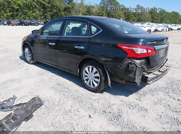 3N1AB7AP4HY335947 2017 NISSAN SENTRA Black Tył lewy