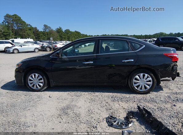 3N1AB7AP4HY335947 2017 NISSAN SENTRA Black Widok wnętrza z tyłu