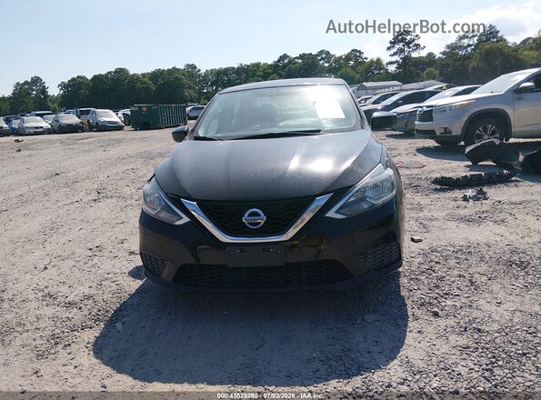 3N1AB7AP4HY335947 2017 NISSAN SENTRA Black Widok deski rozdzielczej