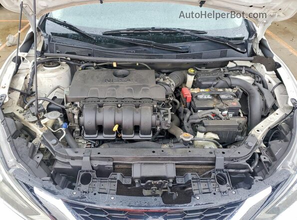 3N1AB7AP4HY337701 2017 NISSAN SENTRA White უკანა სალონის ხედი