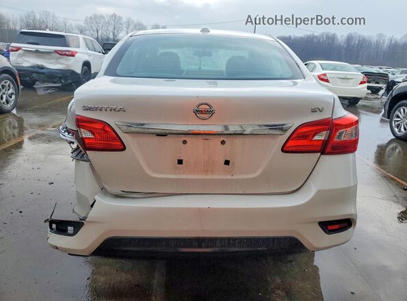 3N1AB7AP4HY337701 2017 NISSAN SENTRA White უკანა ხედი